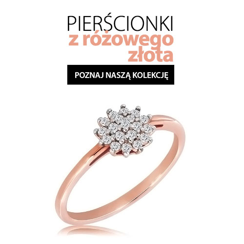 Pierścionki z różowego złota