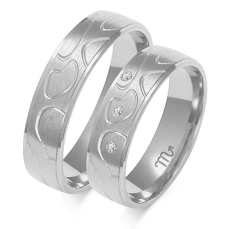 Obrączki ślubne nietypowe 5,5mm złoto 585