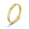 Damska obrączka ślubna klasyczna fazowana 3mm żółte złoto 585