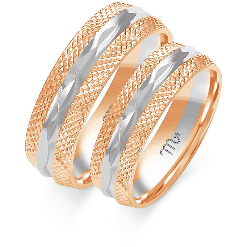 Obrączki ślubne półokrągłe 6,5mm złoto 585