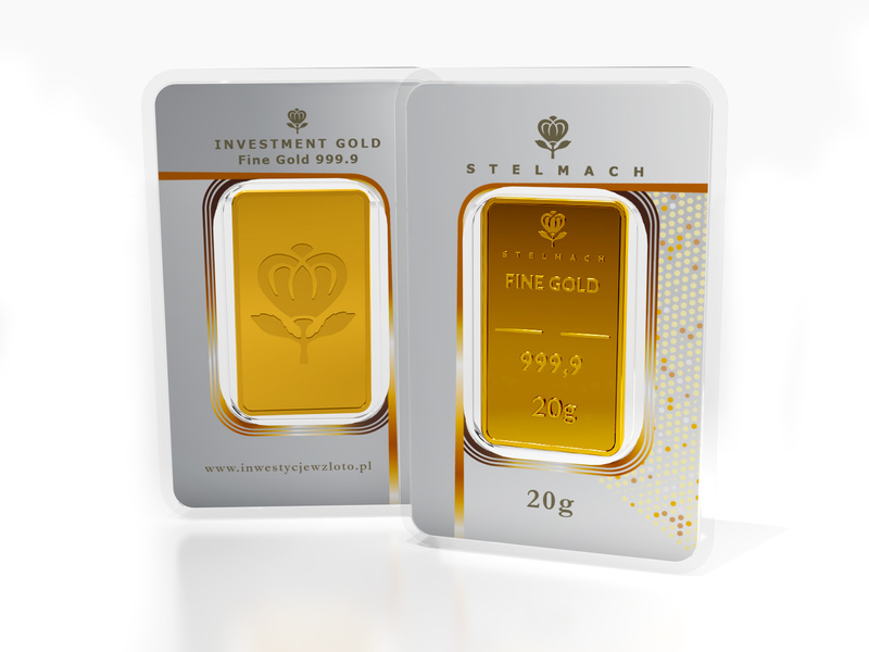 Sztabka złota - 20g
