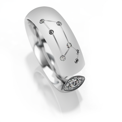 Obrączki ślubne półokrągłe 6mm LEW białe złoto próba 585