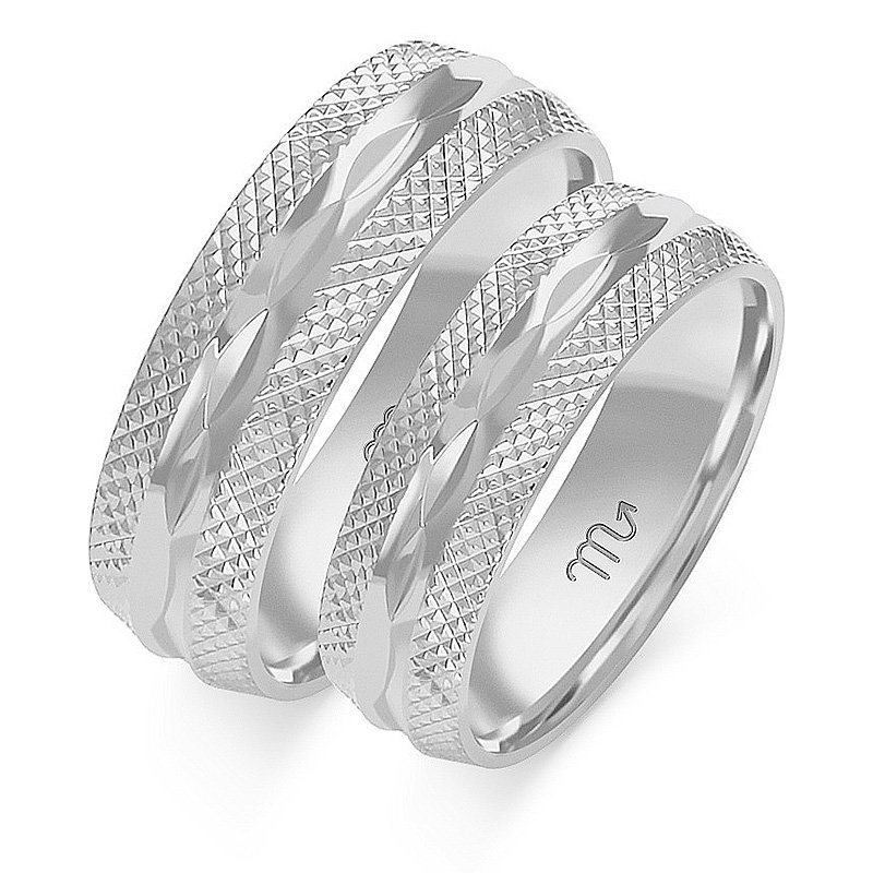 Obrączki ślubne półokrągłe 6,5mm złoto 585