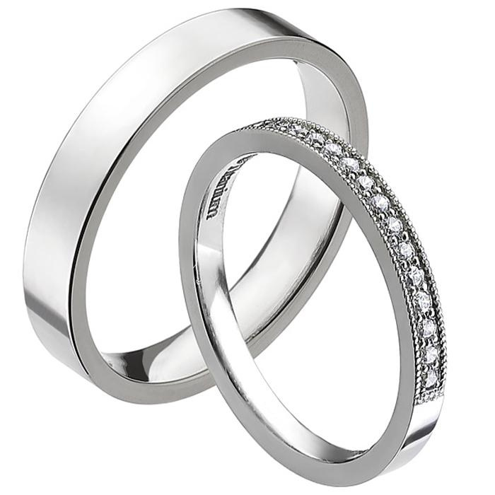 Męska minimalistyczna tytanowa obrączka.