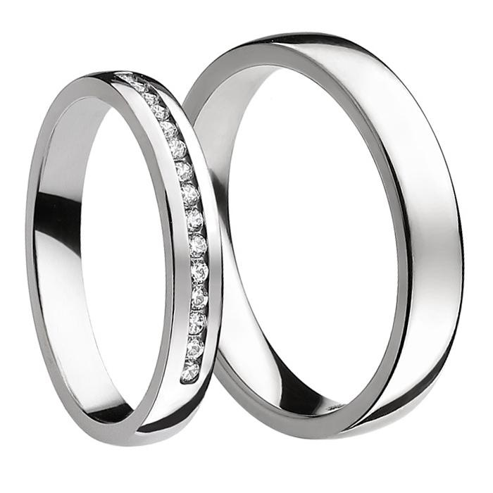 Męska klasyczna tytanowa obrączka.