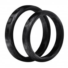 Fazowane obrączki carbonowe 4mm
