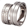 Obrączki tytanowe 7mm T31-7/2x5x0,01ct + T31-7